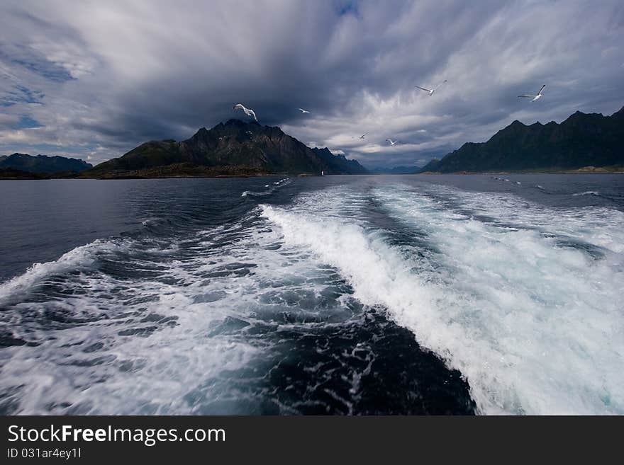 Beautiful landscape of Norway.