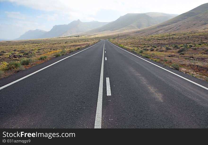 Road on Lanzarote