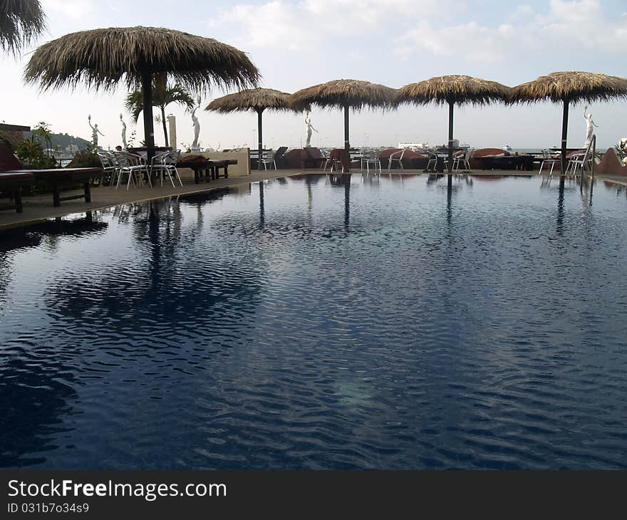 Swimming Pool in the ocean