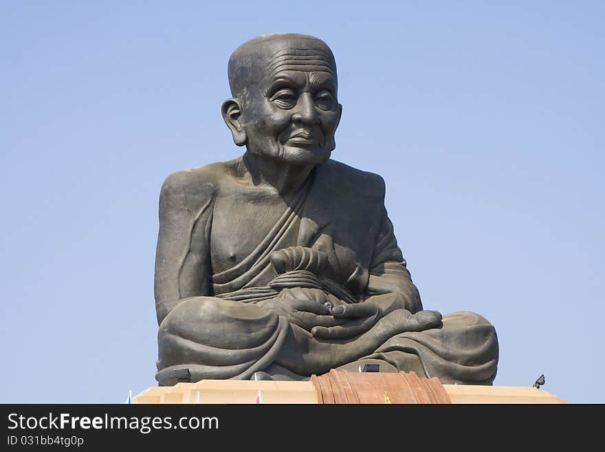 Luang Phor Tuad Buddha , temple Wat Huai Mongkhon Hua Hin , Thailand .