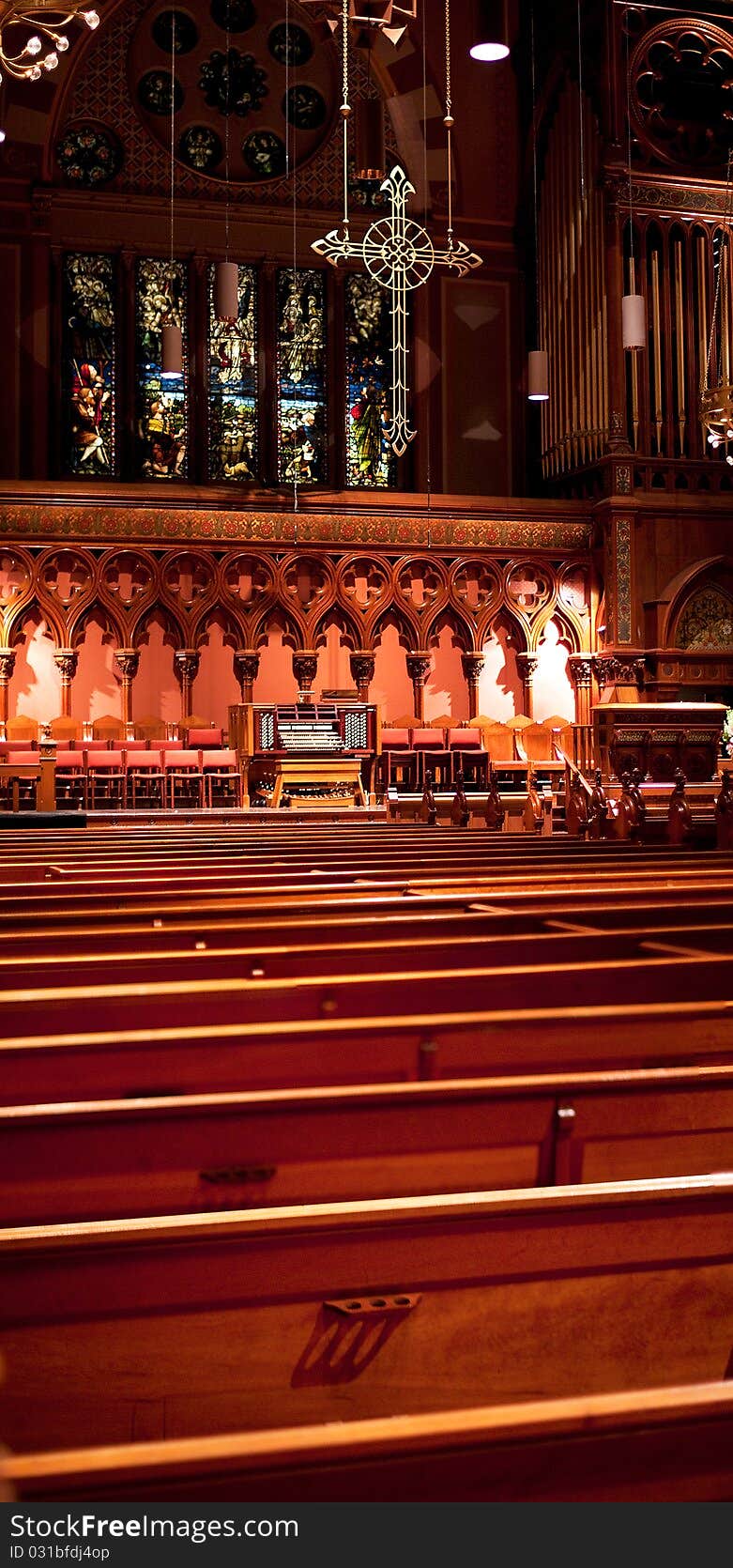 View of the Interior of a Christian Temple.