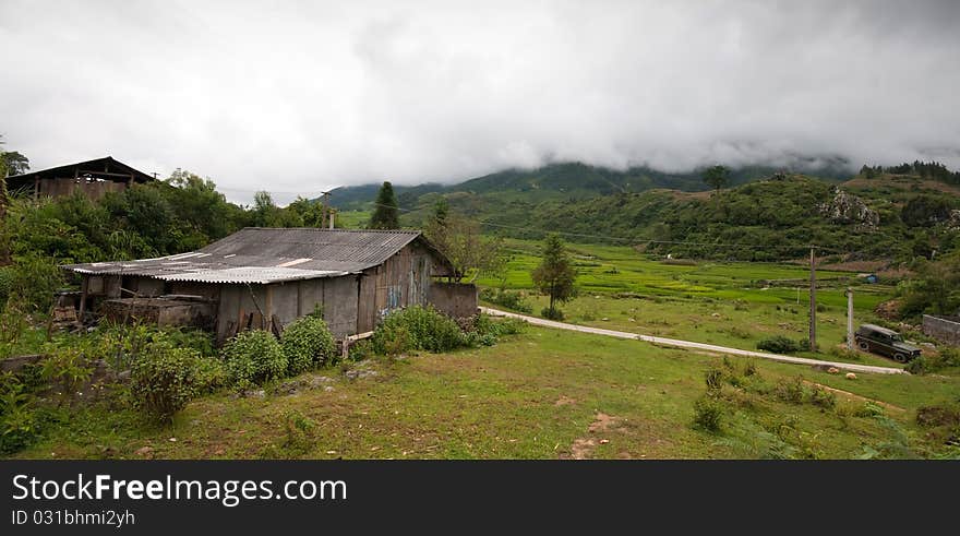 Wooden house, Vietnam