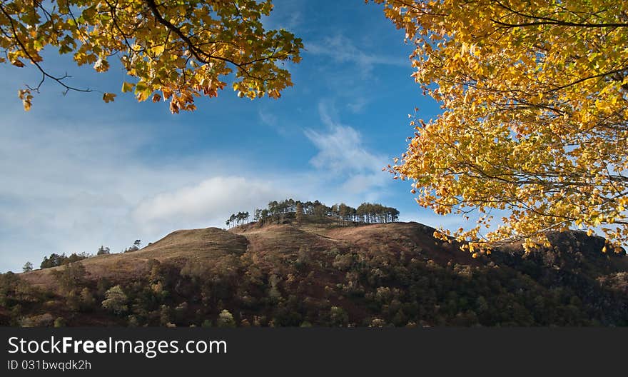 Top of a hill in Cruachan, Scottish West coast. Top of a hill in Cruachan, Scottish West coast