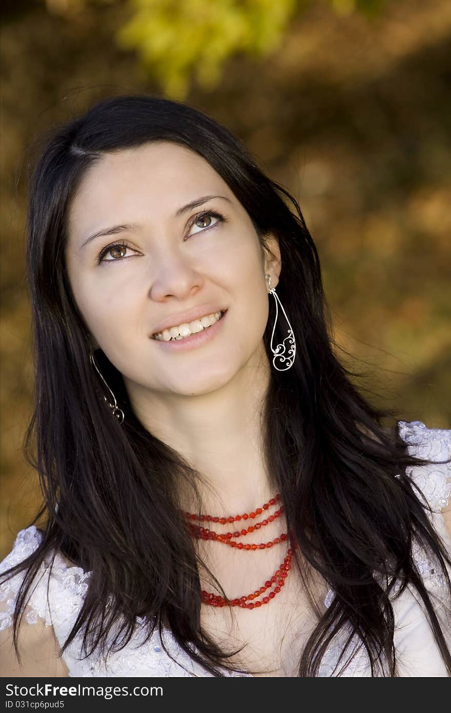 Portrait of beautiful bride