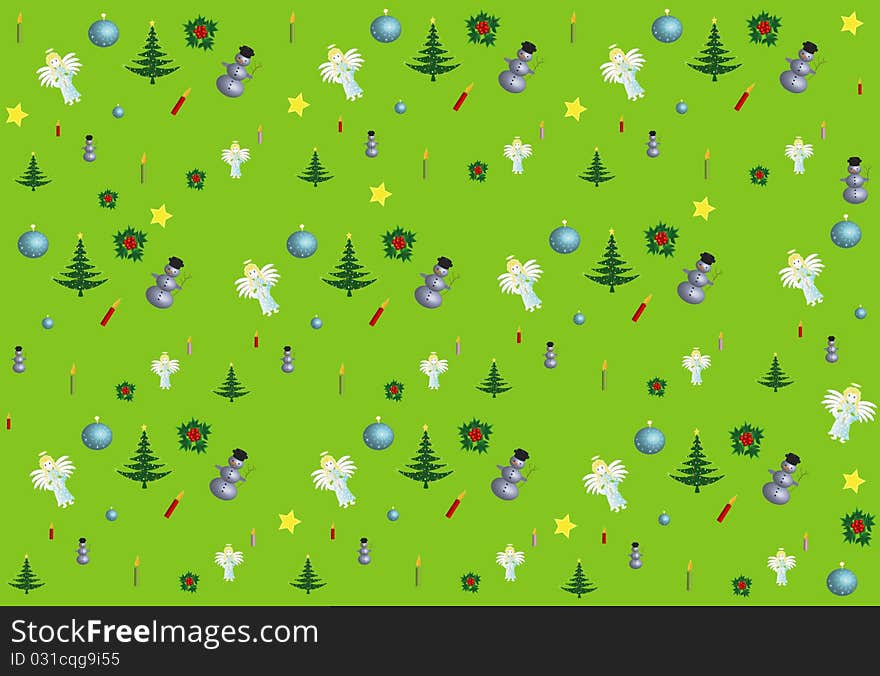 Colors Christmas Design Pattern seamless, jpg, vector