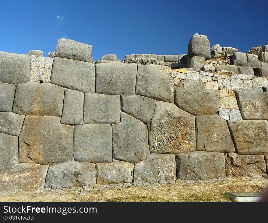 Sacsayhuaman Ruins,Cuzco, Peru.