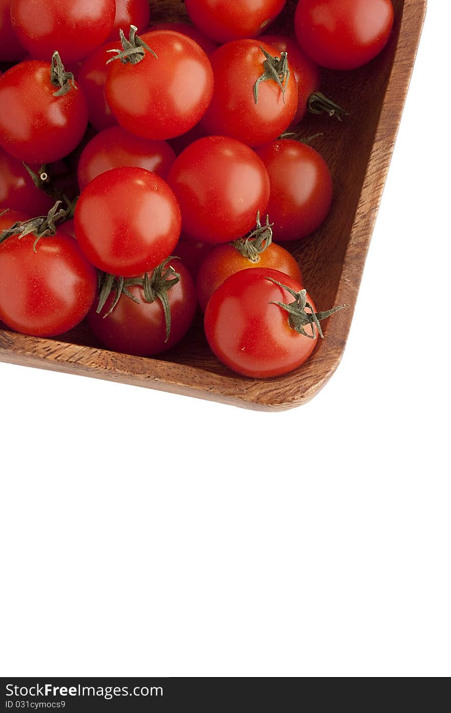 Small red tomatoes for cooking various delicacies and decorations.