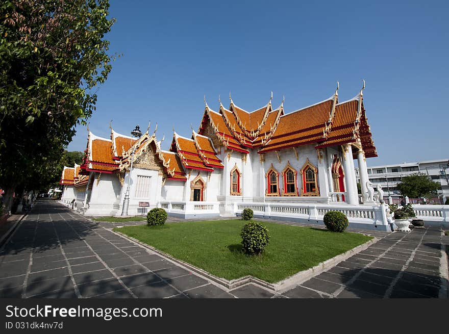 Wat Benjama In Bangkok Thailand