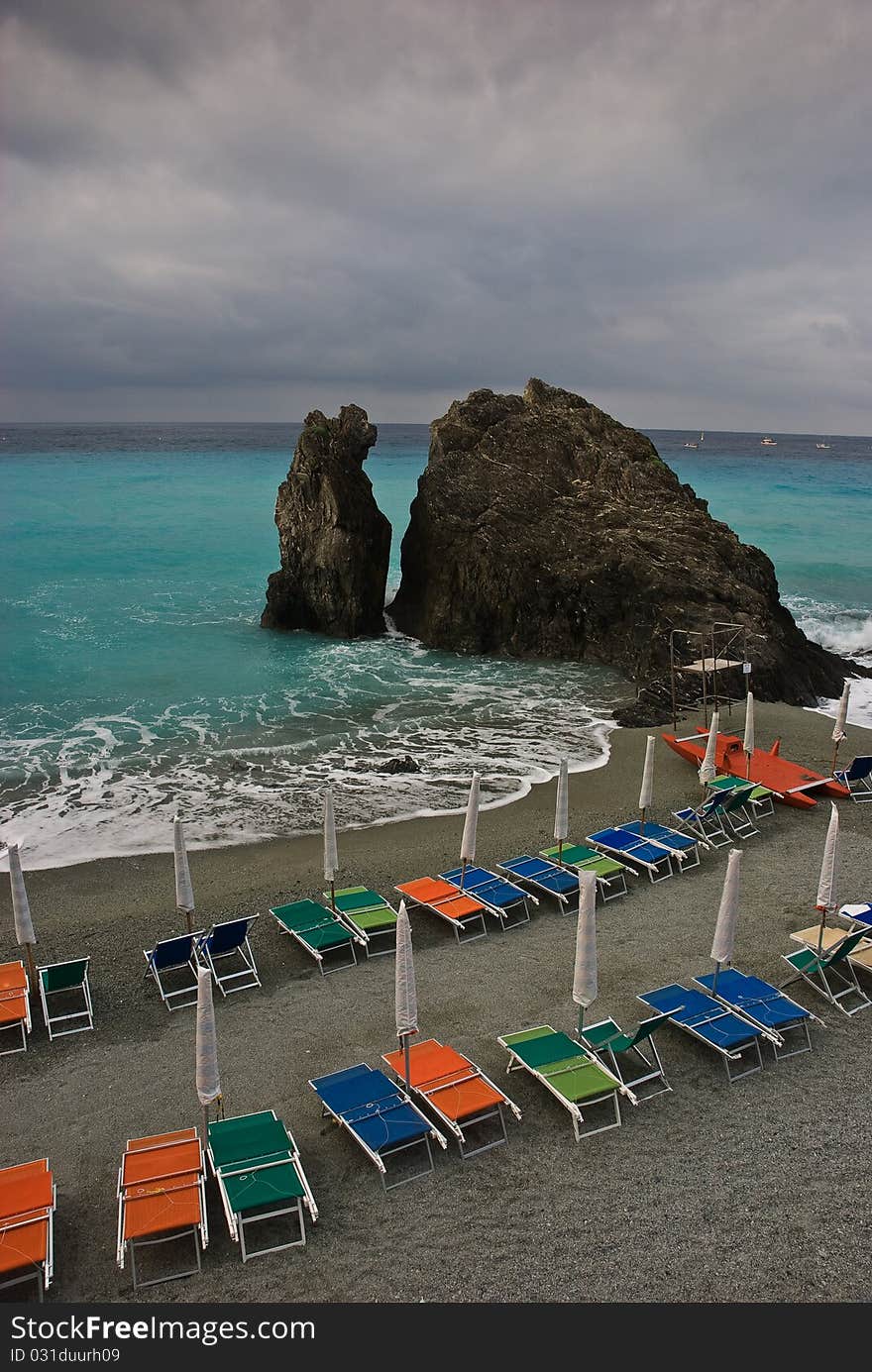 Beach chairs