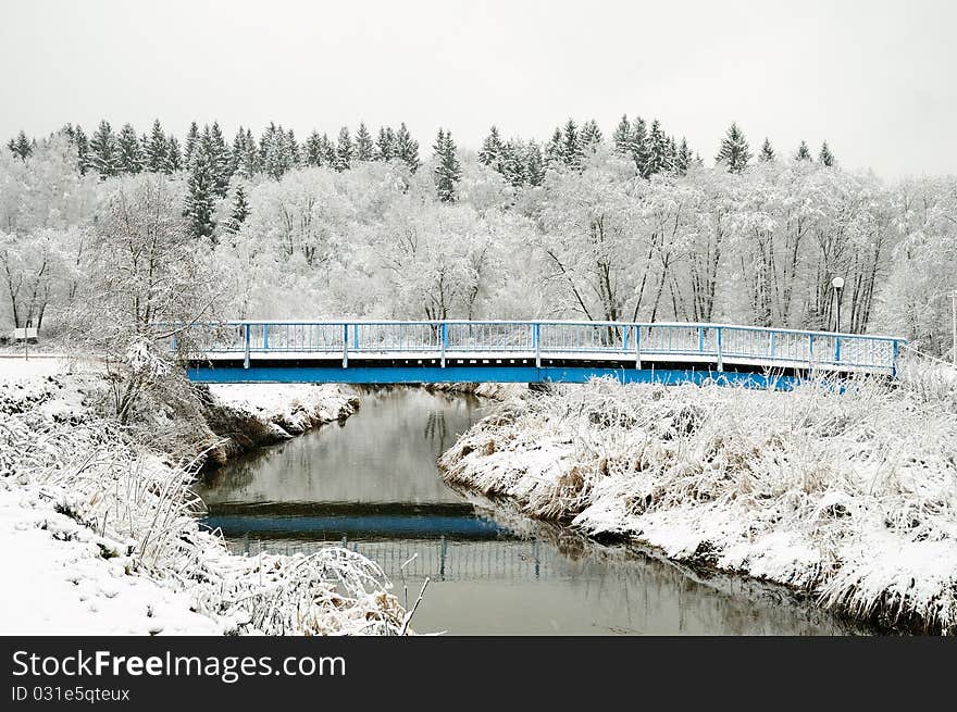 Snowy River bridge in the park. Snowy River bridge in the park