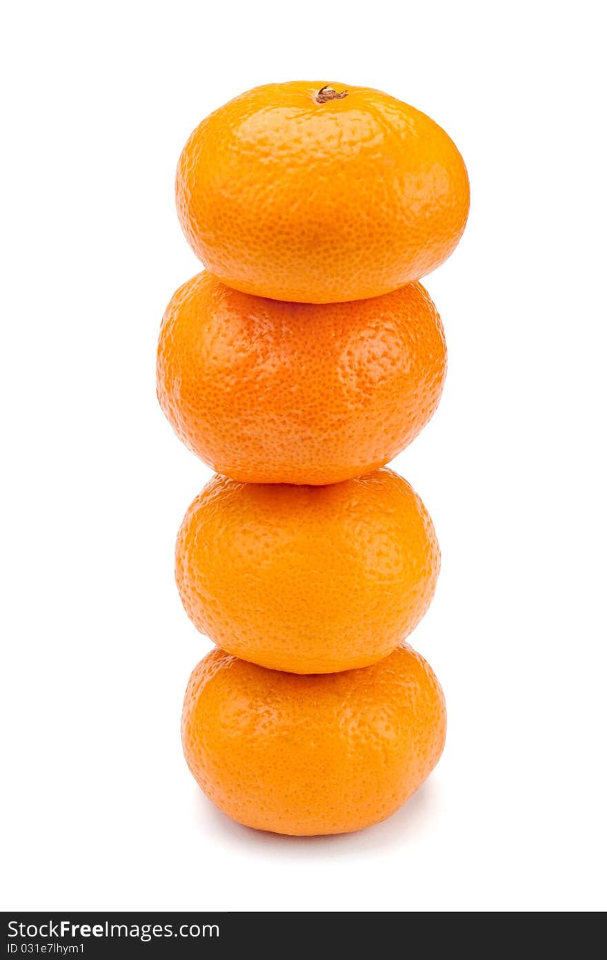 Tangerine in a row