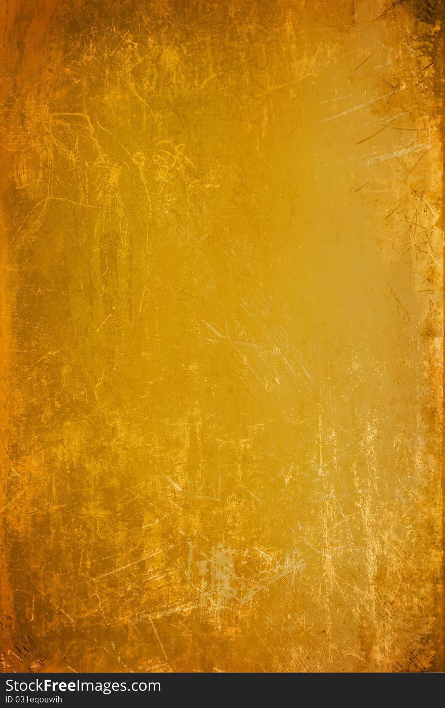 Old yellow damaged texture background. Old yellow damaged texture background