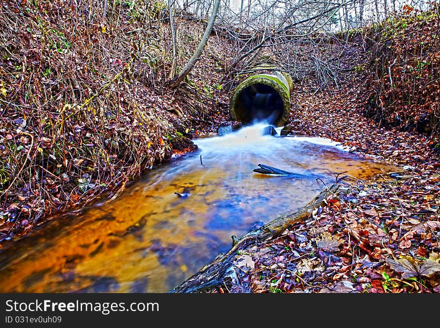 Picture of small Dam on the river