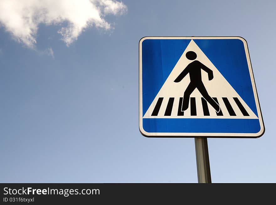 Pedestrian Crossing Sign