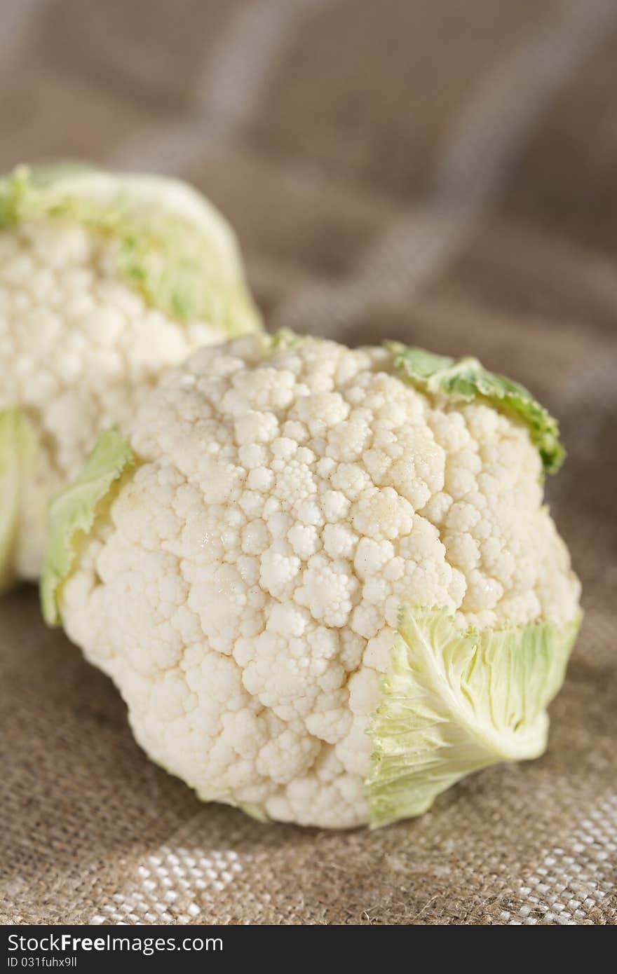 Fresh clean organic cauliflower head. Fresh clean organic cauliflower head