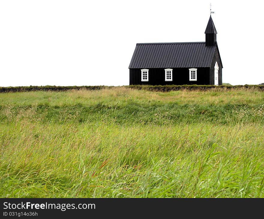 A church in the middle of nature - Iceland