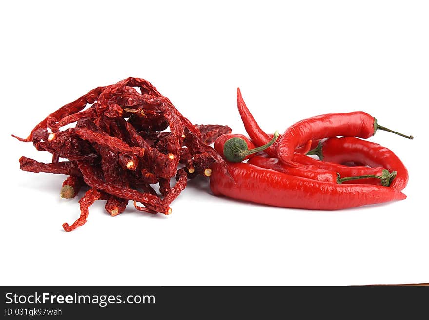 Dried Red Chilli and Red Chilli