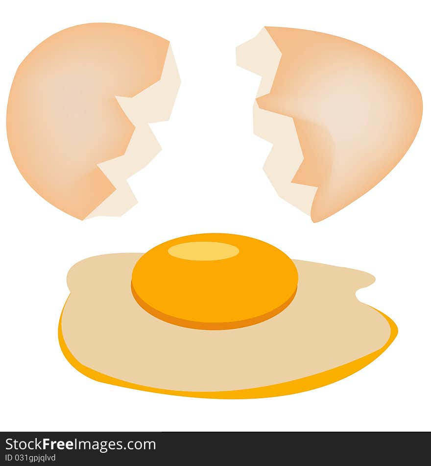 Shell And Fried Eggs