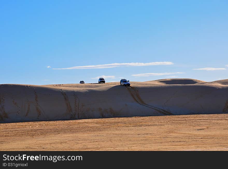 Car Safari In The Sahara