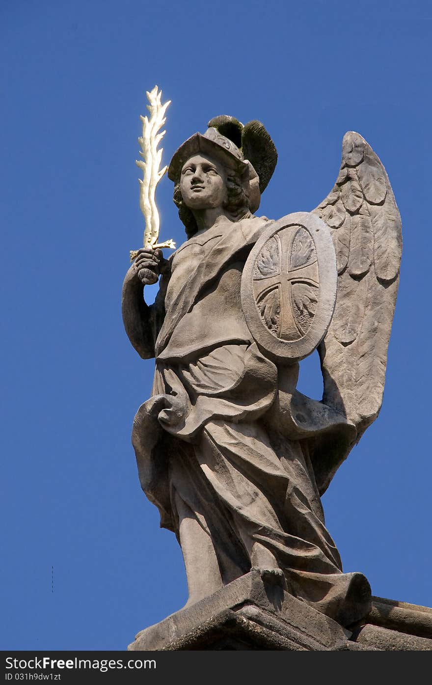 Archangel Michael holding his Sword