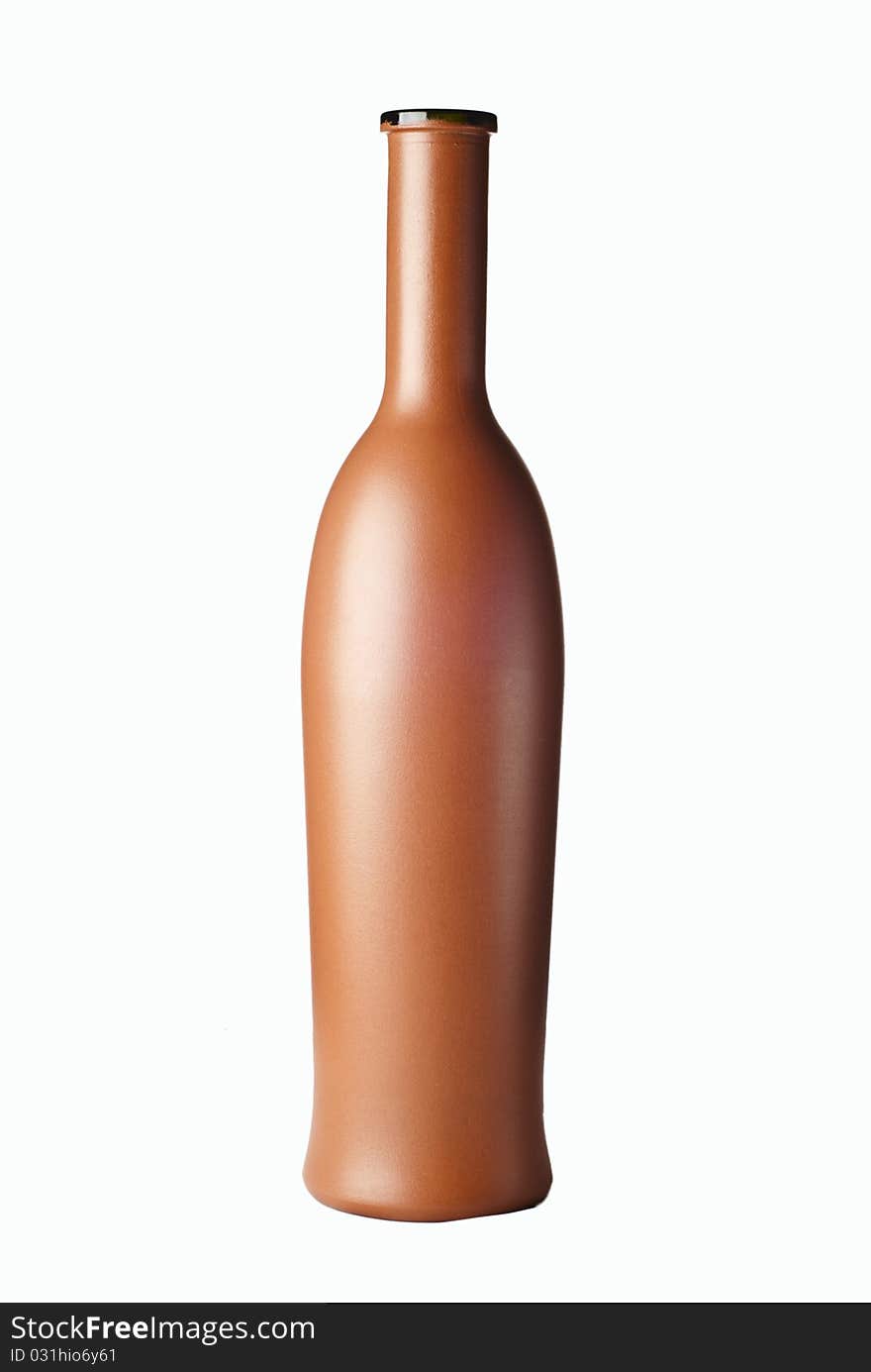 Bottle on a white background