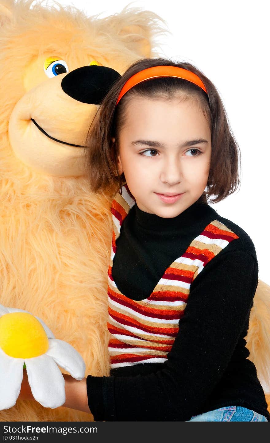 Girl With Bear