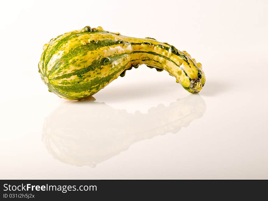 Green And Yellow Gourd