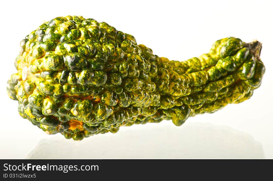 Green and Yellow Gourd