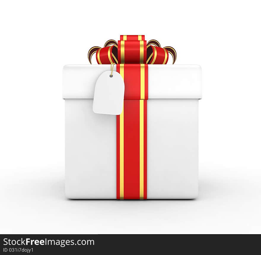 Gift Box - 3d Render