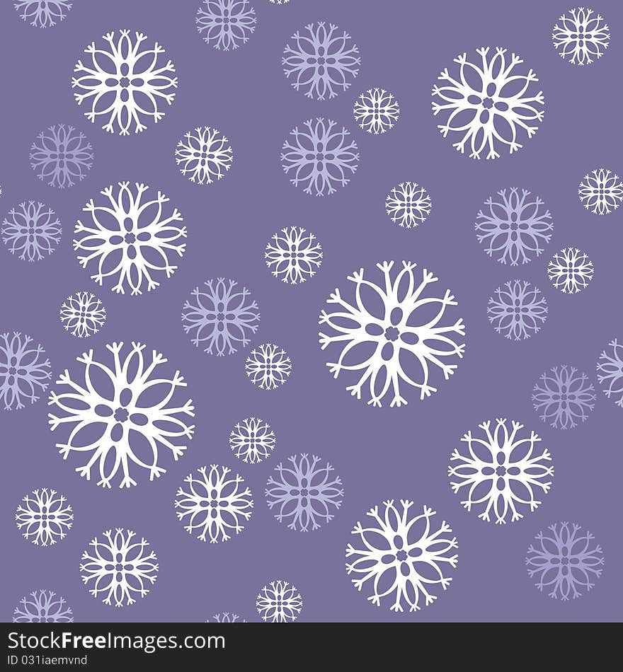 Seamless ornament snowflake in color 476. Seamless ornament snowflake in color 476