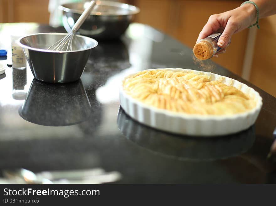 Apple Pie In The Making