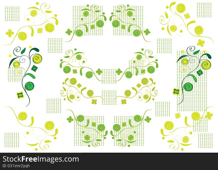 Points forms pattern green leaves background backgrounds abstract abstractly art artistic artwork pattern. Points forms pattern green leaves background backgrounds abstract abstractly art artistic artwork pattern