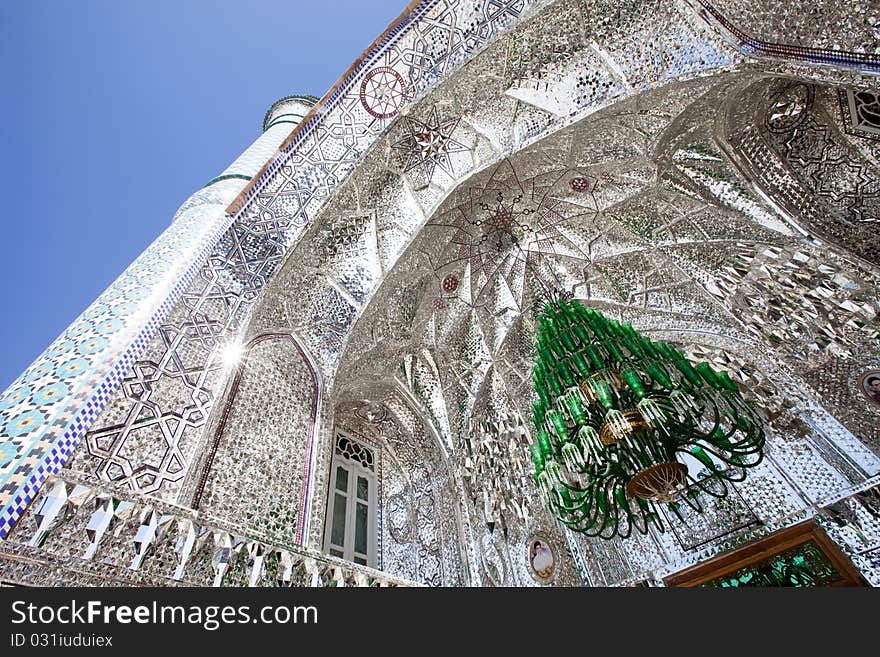 Magic mosque, traditional color mosaic.