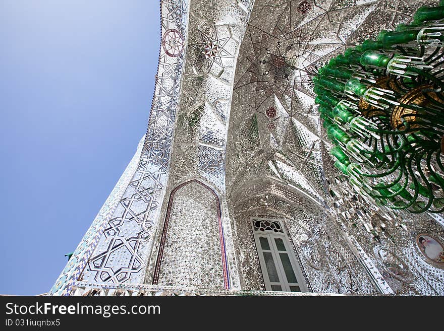 Magic mosque, traditional color mosaic.