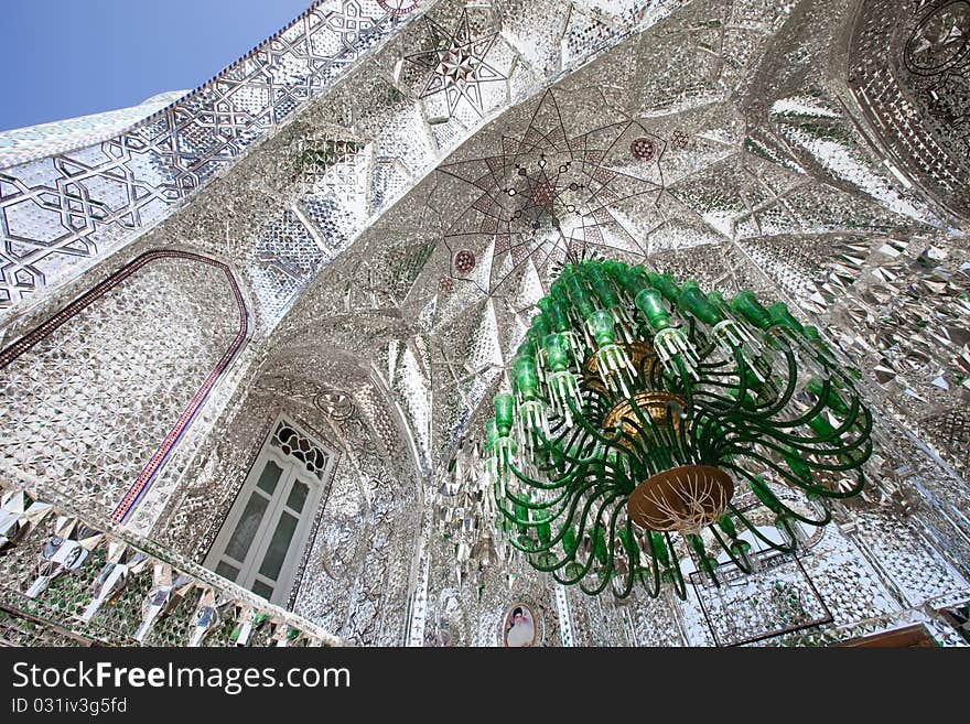 Magic mosque, traditional color mosaic.