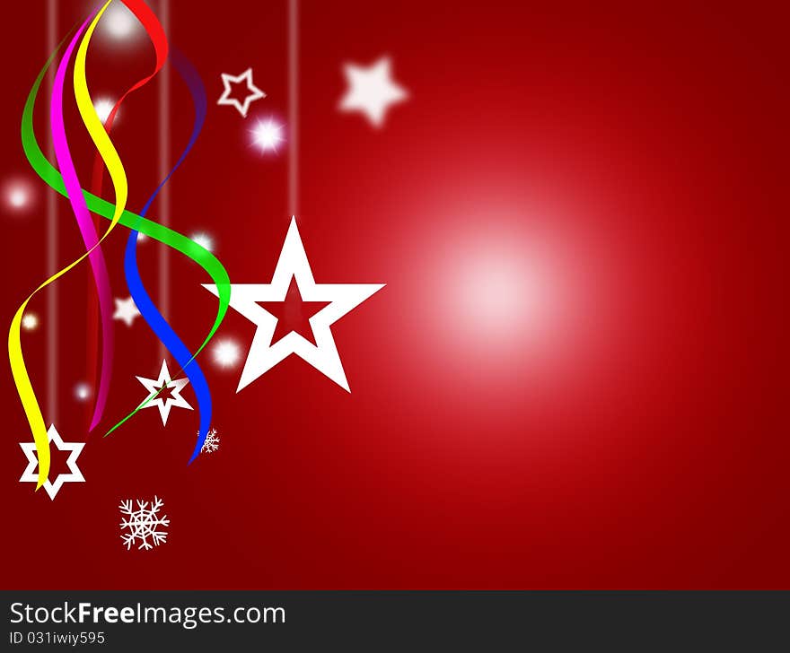 Christmas background and decoration illustration