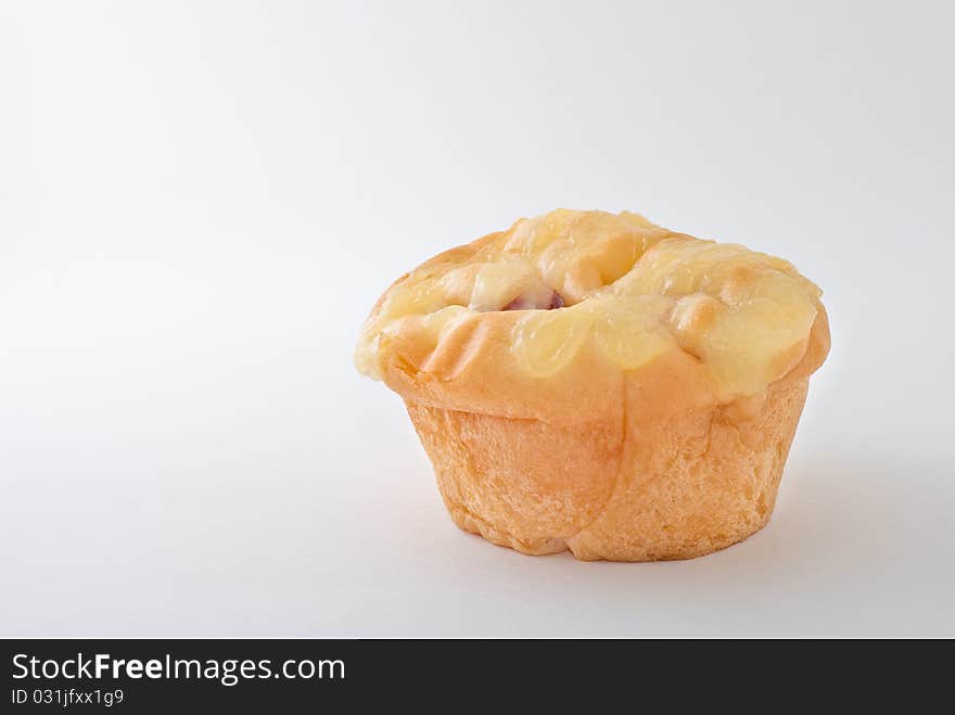 Homemade bakery with white background