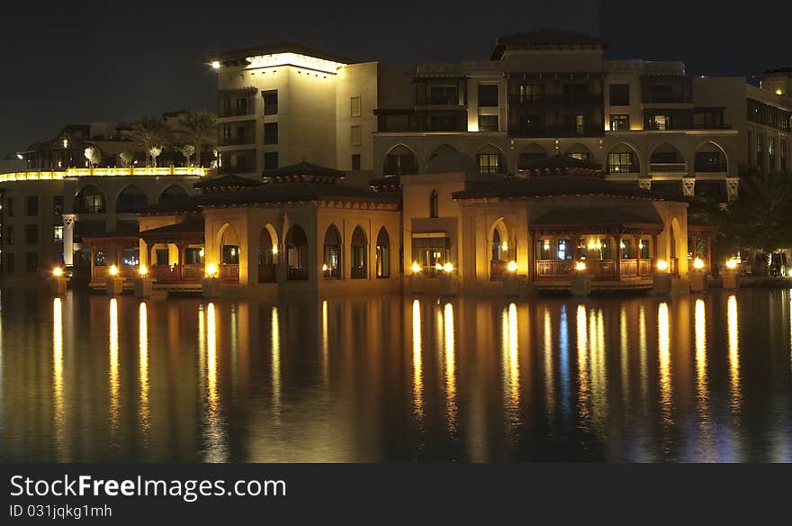 Hotel in the night