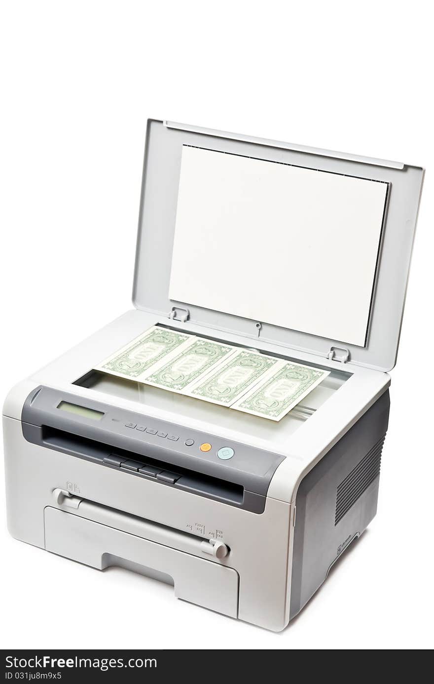 Printer And Money