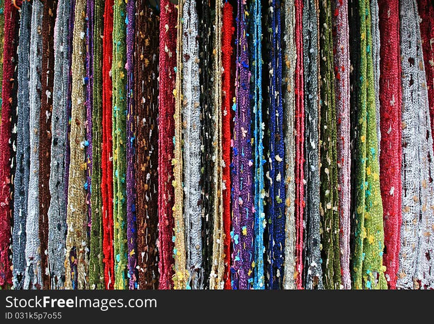 Close up of Fabric Texture in Asia