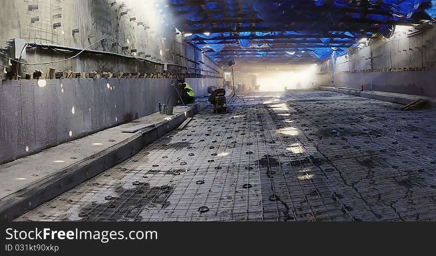 Tunnel, Building, Construction