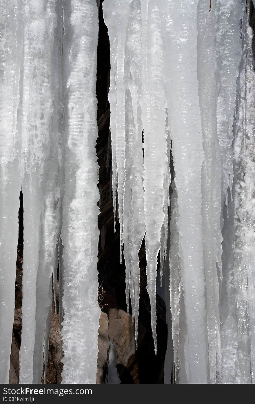 Frozen stream