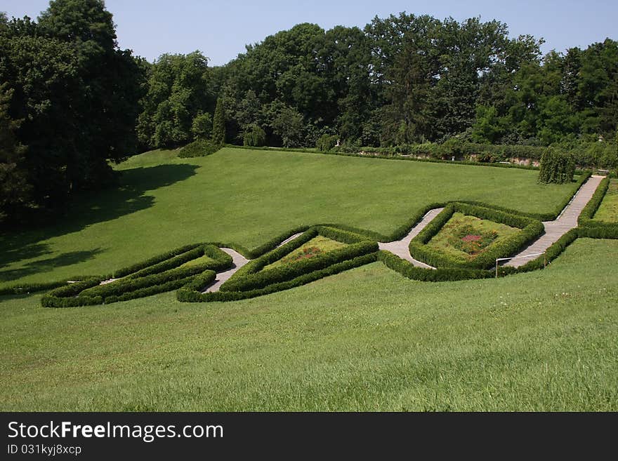 Parter amphitheatre in Sofiyivsky Park, Uman