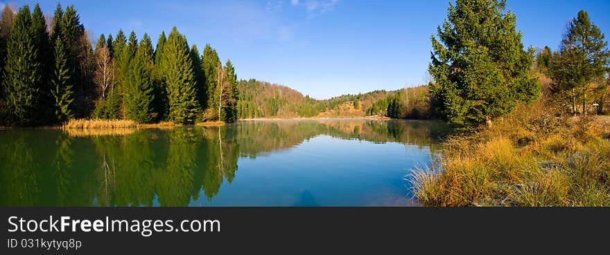 Panorama Of Resko Lake