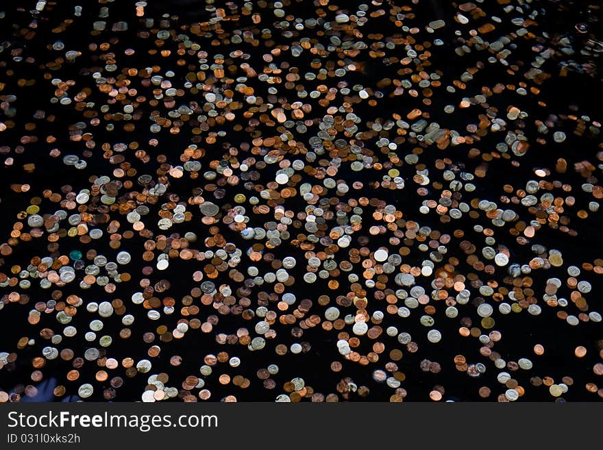 Coins in pool