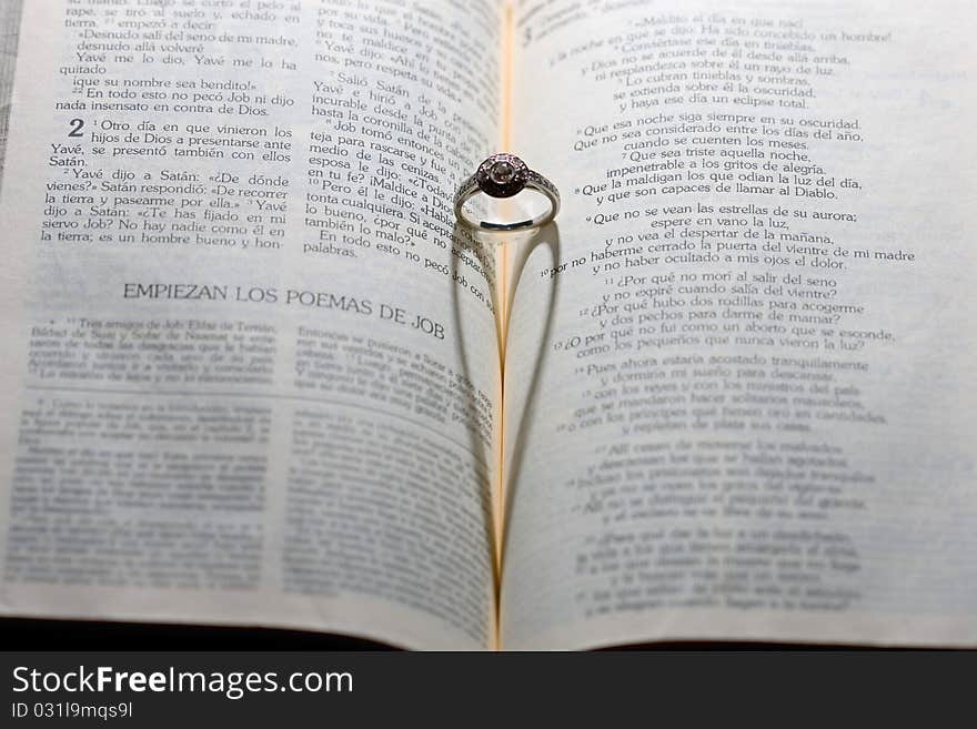 Heart Reflection Of A Wedding Ring