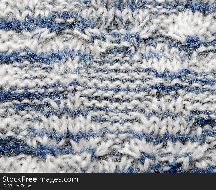 Background of knitted cloth.