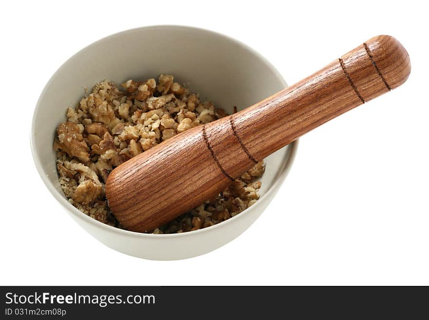 Walnut in a bowl