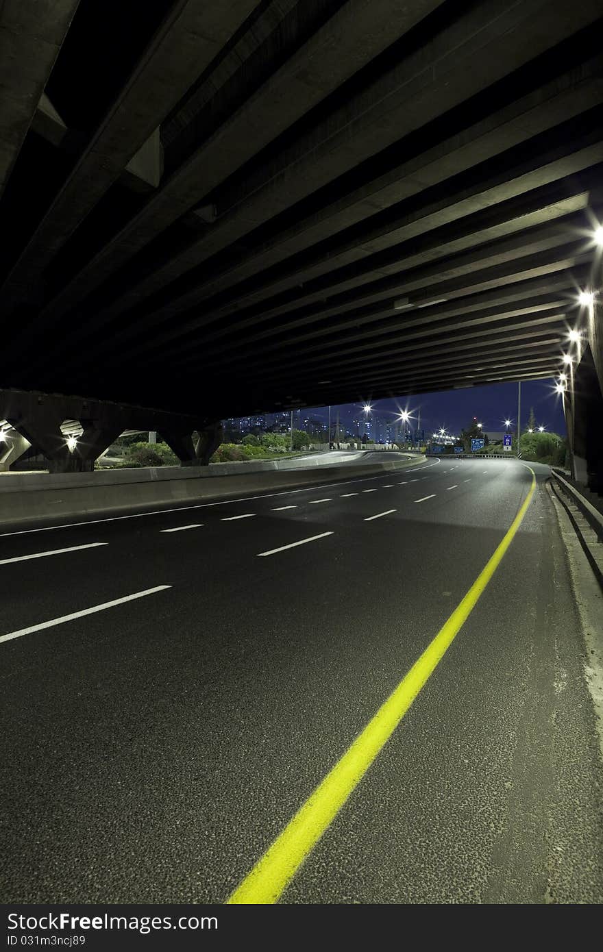 Highway At Night