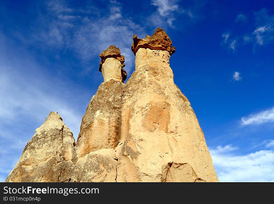 Cappadocia. Stone pillars